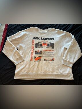 McLaren Sweatshirt MP 4/2 C Vintage Style Formula 1 Design